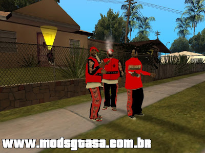 Groove - Raça Rubro Negra para GTA San Andreas